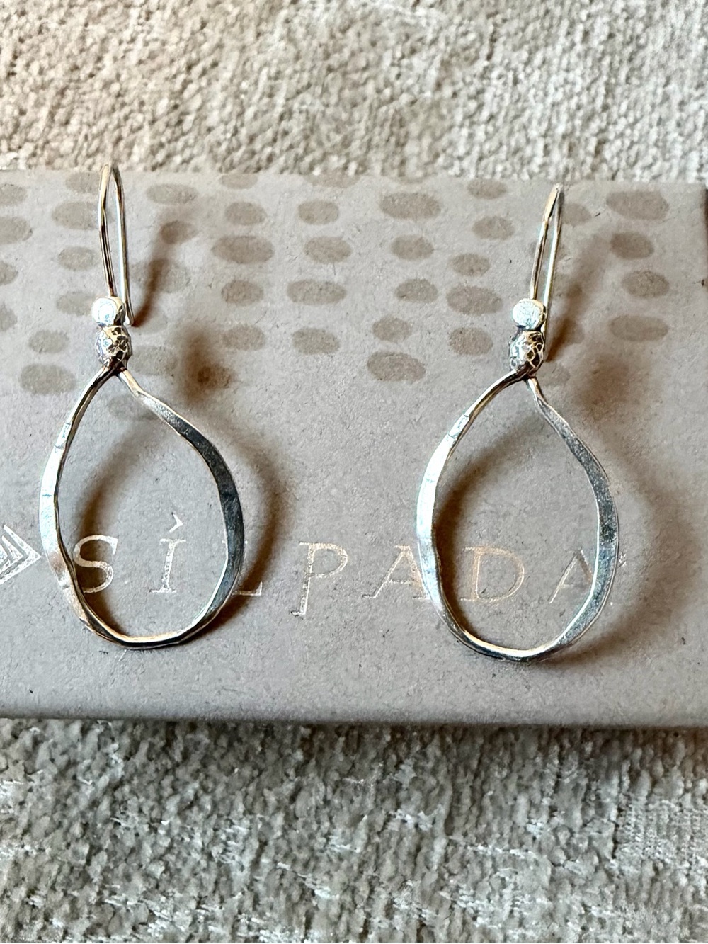 Silpada Sterling Silver Lasso Earrings